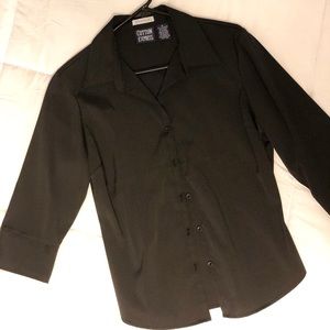 Dress shirt great with jeans or dress pants!